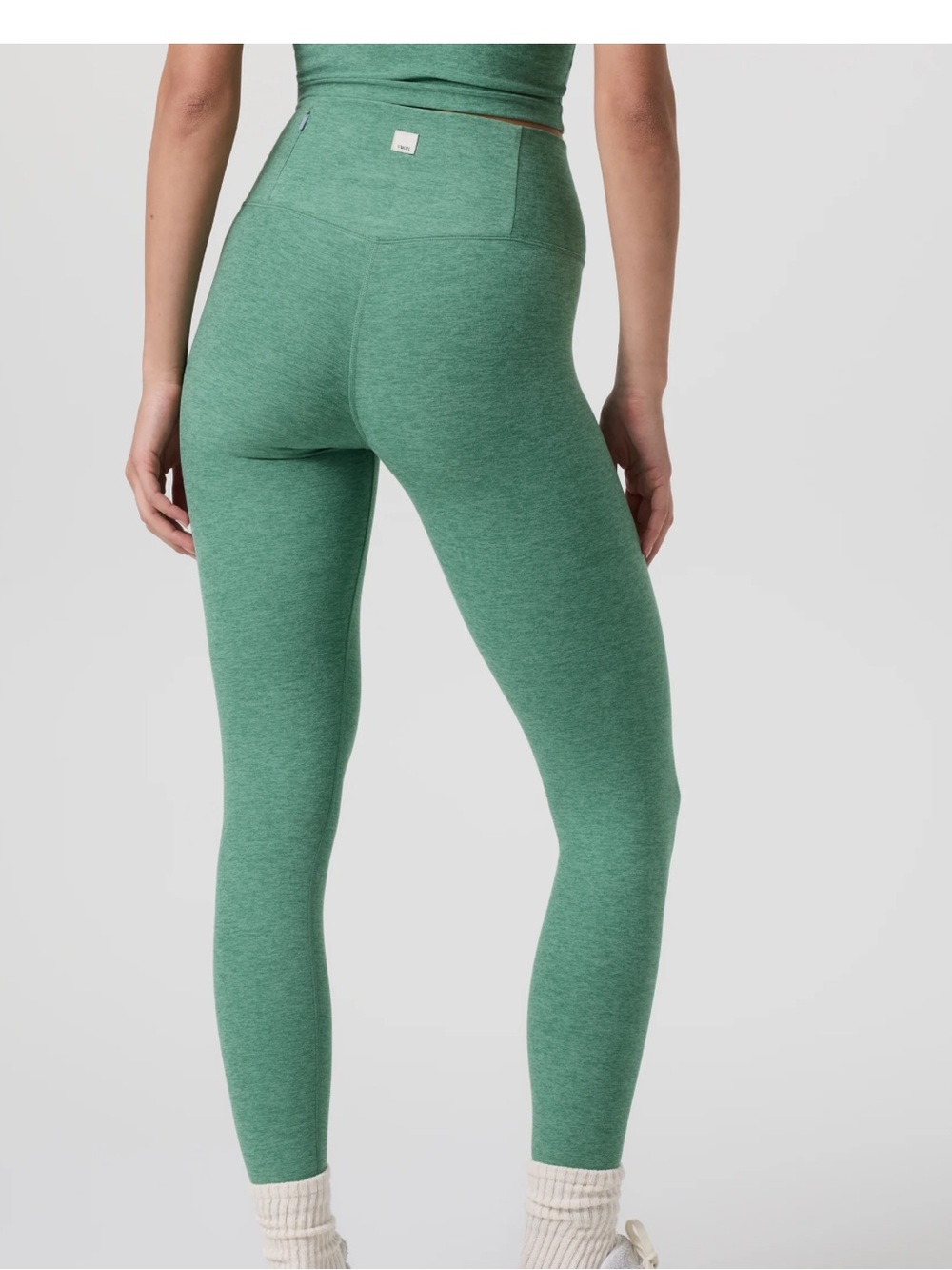 Vuori Clean Elevation Greek Heather High-Waist Leggings Women’s M Activewear